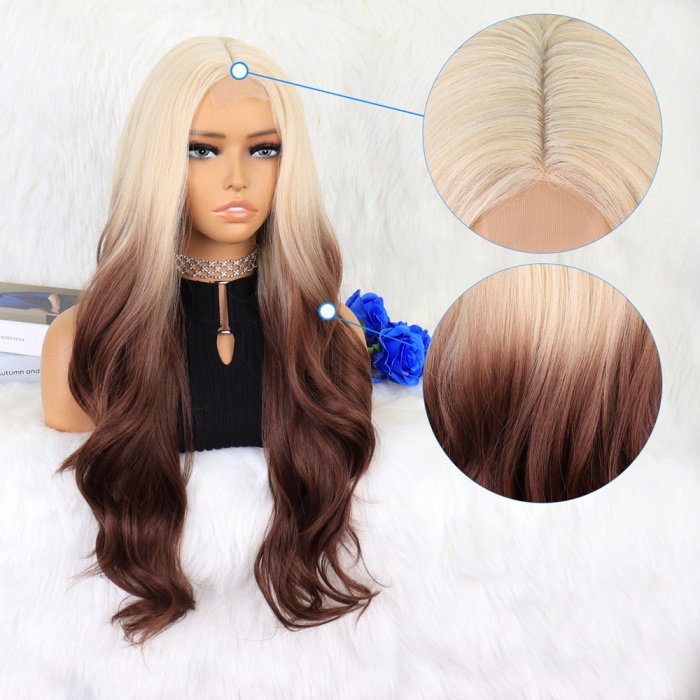 Nice Bulk Afro Su Dalgası Saç - Koyu Kumral