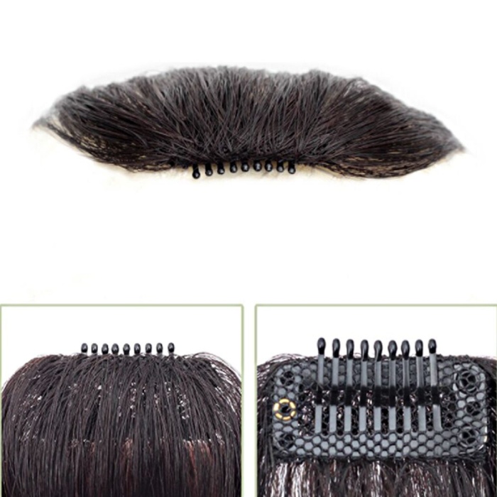 Fiber Sentetik İnce Perçem - Açık Kahverengi