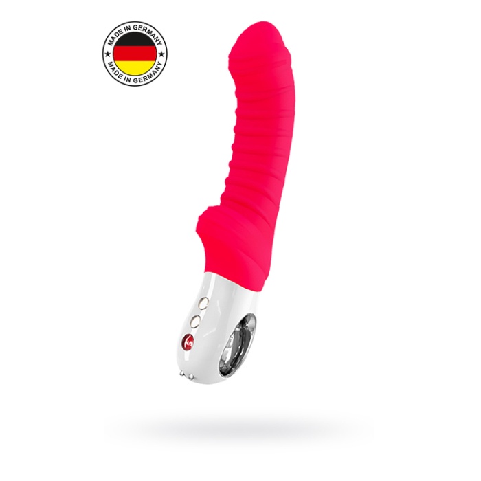 Fun Factory Tiger Vibratör, silikon, kırmızı, 23 cm