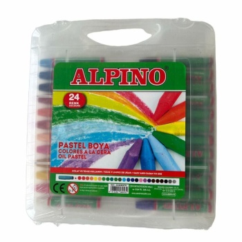 Alpino 24 Renk Çantalı Pastel Boya