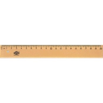 HATAS AHŞAP CETVEL 20 CM