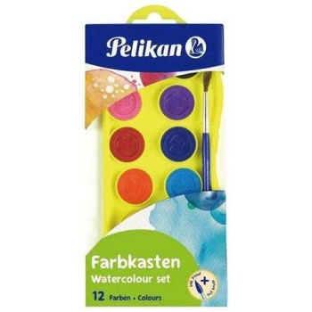 Pelikan Suluboya 12 Renk Küçük Boy