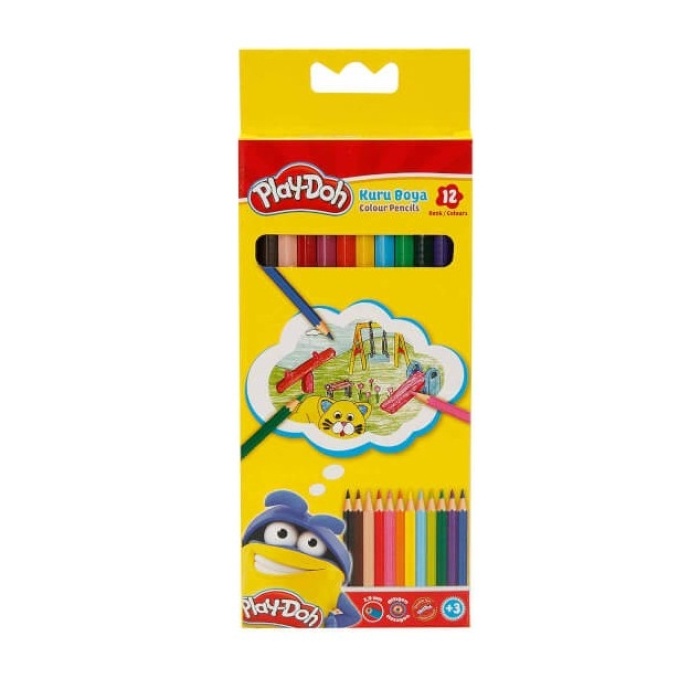 Play-Doh Kuru Boya 12 Renk Tam Boy