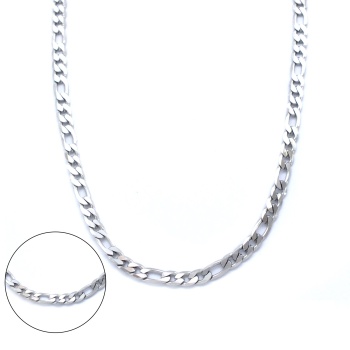 Çelik Zincir Kolye 316L 4.5 MM Figaro Model ZN-153