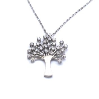 Hayat Ağacı Kadın Gümüş Kolye GK-200