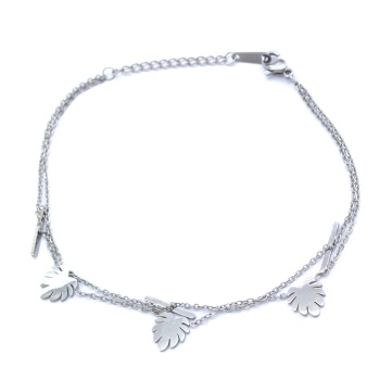 Çelik Halhal Yaprak Desenli HAL-159