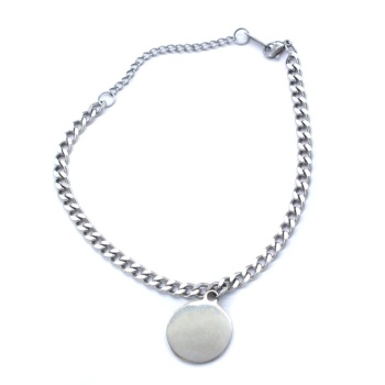 Çelik Halhal Zincir İsim Yazılan Model HAL-161