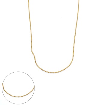 Çelik Zincir Altın Kaplama Küçük Toplu Zincir 2 MM ZN-303