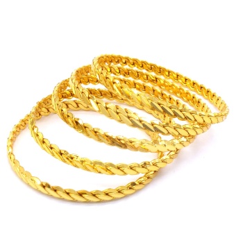 İmitasyon Burma Bilezik 3lü Model (İçi Düz) 5 mm - 5 Adet BSET-110