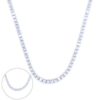 Su yolu Kolye 316L Çelik Baget Zirkon Taşlı Kolye ZN-167