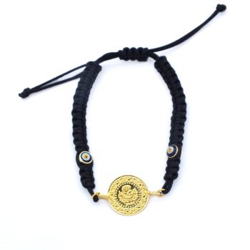 Altın Kaplama İpli Çeyrek Altın Bileklik BLK-187