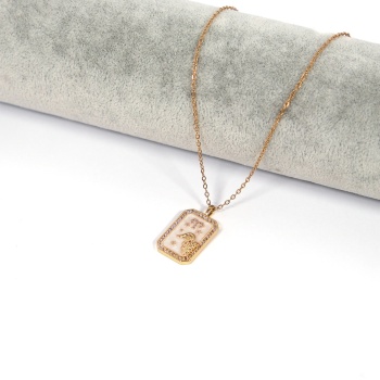 Çelik Kolye, Altın Kaplama Koç Burcu Kadın Kolye K-117