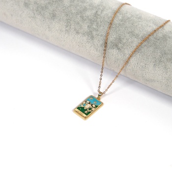 Çelik Kolye, Altın Kaplama Koç Burcu Kadın Kolye K-141