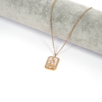 Çelik Kolye, Altın Kaplama Balık Burcu Kadın KolyeK-111