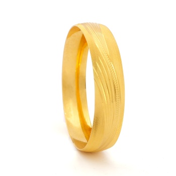 22 Ayar Altın Kaplama İmitasyon Bilezik 15mm Kalınlık BLZ-1268