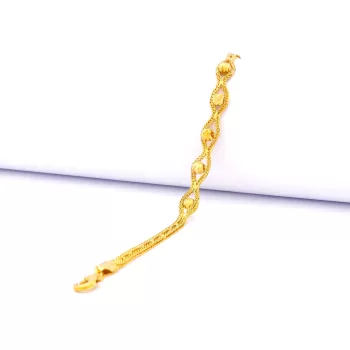 Dorika Bileklik 22 Ayar Altın Kaplama BLK-314