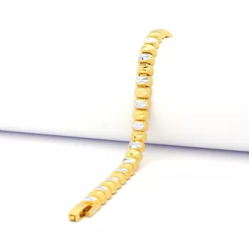 Altın Kaplama Lazer Kesim Kadın Bileklik BLK-1014