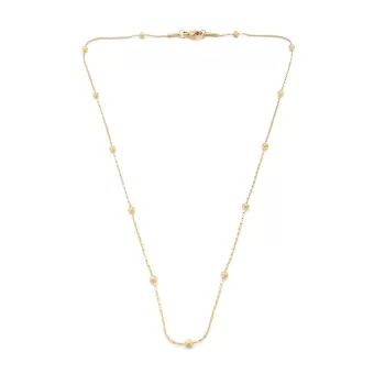 Çelik Zincir Altın Kaplama Dorikalı Model - ZN-516