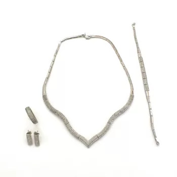 Çelik Taşlı Su Yolu Model Kadın Set SET-165