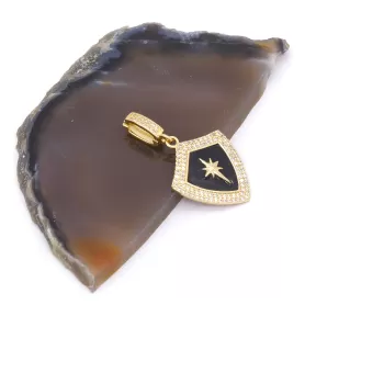 Ajda Charm Çelik Altın Kaplama Kadın Kuzey Yıldızı Model-CHR-107