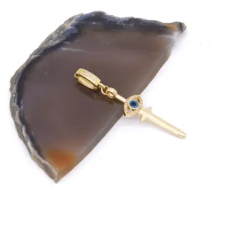 Ajda Charm Çelik Altın Kaplama Kadın Göz Model-CHR-119