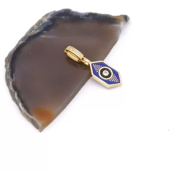 Ajda Charm Çelik Altın Kaplama Kadın Altıgen Model-CHR-120