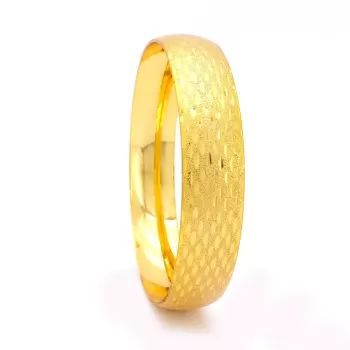 Altın Kaplama Desenli İmitasyon Bilezik-BLZ-3109