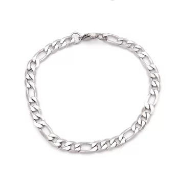 316L Çelik Figaro Erkek Zincir Bileklik EBLK-235
