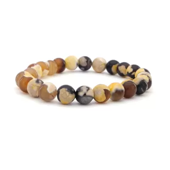 Akik Doğal Taş Erkek Bileklik EBLK-494