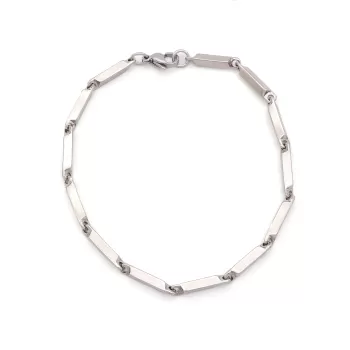 Küp Model Çelik Erkek Bilekliği EBLK-506