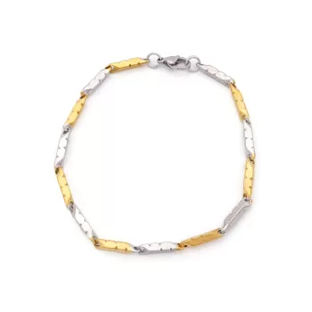 Çift Renkli Lazer Model Erkek Bileklik EBLK-513