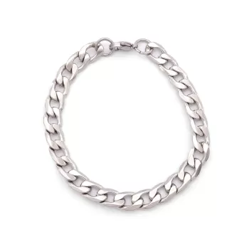 Çelik  Figaro Erkek Zincir Bileklik EBLK-520