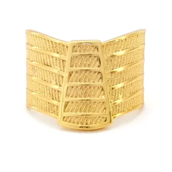 Çelik Yüzük Kadın Altın Kaplama Trabzon Model YZK-505