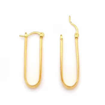 Altın Kaplama Küpe Uzun Kadın Halka Küpe UNK-745