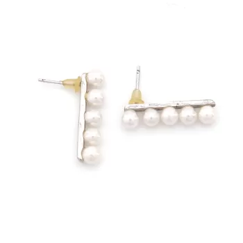 Paslanmaz Çelik Küpe Uzun İncili Kadın Küpe UNK-768