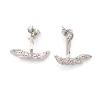 Çelik Taşlı Küpe Kulak Altı Model Küpe UNK-774