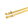 Çelik Zincir Altın Kaplama Burgu Model 4 MM ZN-129