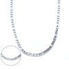 Çelik Zincir Kolye 316L 4.5 MM Figaro Model ZN-153