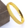 Altın Kaplama Çizgili Bilezik 0.8 cm BLZ-3051