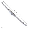 316L Çelik Figaro Zincir Model Zirkon Taşlı Love Yazılı Erkek Bileklik EBLK- 288