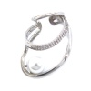 Paslanamaz Çelik Küpe İnci Taşlı Çelik Ear Cuff UNK-682