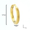 Altın Kaplama Halka Küpe 1,5 CM Halka Küpe UNK-709
