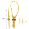 FerizZ Altın Kaplama Dorikalı Hasır Örme Kadın Set SET-150