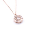 Rose Zirkon Taşlı Gümüş Kolye GK-333