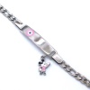 Bebek Bileklik Çelik Pembe Nazar Boncuklu Mickey Mouse BLK-963