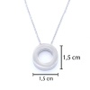 316L Çelik O Harf Kolye 55 cm KLY-546