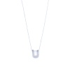 316L Çelik U Harf Kolye 55 cm KLY-555