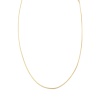 Çelik Zincir Altın Kaplama Oval Kesim 1 MM ZN-301