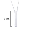 316L Çelik Oval Uzun Erkek Kolye  60 cm EKLY-107