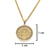 FerizZ Altın Kaplama Mitolojik Madalyon Erkek Kolye 60 cm EKLY-119